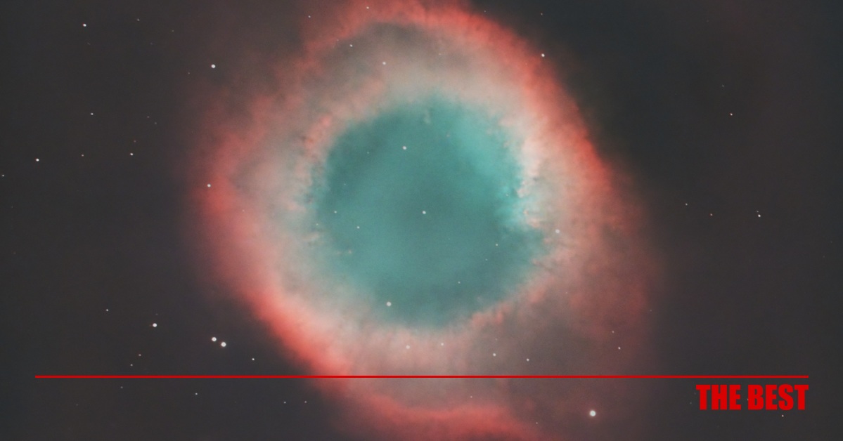 The Helix Nebula: “God’s Eye” seen through a telescope