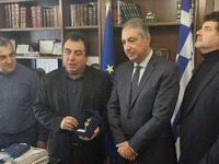 Ο Δήμαρχος Πύργου Παναγιώτης Αντωνακόπου...