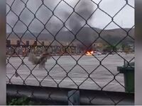 Αυτοκίνητο τυλίχθηκε στις φλόγες στην Αθ...