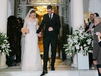 Στο γάμο του Γιώργου Γραμμένου και της Λ...