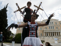 Η συγκέντρωση των καλλιτεχνών στο Σύνταγ...