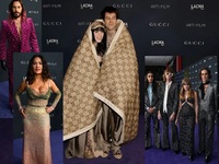 Gucci λεγεώνα στο LACMA gala, με logo κο...