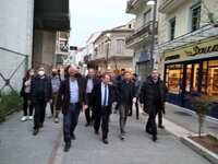 Ο Νίκος Ανδρουλάκης στο Δημαρχείο Αιγιαλ...