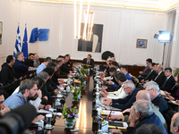 Ολοκληρώθηκε η συνάντηση του Μητσοτάκη μ...