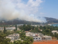 Έσβησε η φωτιά που έκαιγε κοντά σε σπίτι...