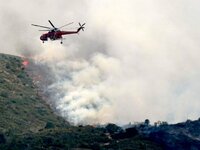 Ηλεία: Πυρκαγιά στην περιοχή Άγιοι Θεόδωροι