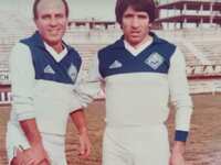 Ο Μίμης Δομάζος με τον αείμνηστο Πατρινό...