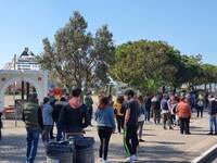 Μεγάλη ουρά για rapid test στη Μαρίνα τη...