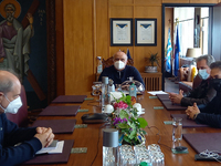 Έγινε συνάντηση του Πρύτανη Χρήστου Μπού...