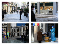 Η πρώτη μέρα του σκληρού lockdown στην Π...