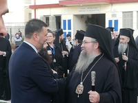 Ο Σπ. Σκιαδαρέσης στην ενθρόνιση του Μητ...