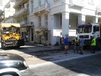 Πάτρα: Μετ’ εμποδίων η κίνηση στην Κορίν...