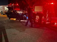 Φωτιά σε Ι.Χ. έξω από το νεκροταφείο Αγρινίου 