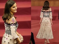 Γοήτευσε και πάλι η Λετίσια με vintage ρ...