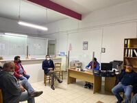 Ο Ανδρέας Νικολακόπουλος συνάντηση για τους ΤΟΕΒ