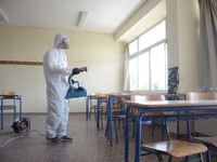 Δήμος Πατρέων: Απολυμάνθηκε το 2ο Λύκειο...
