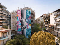 Πάτρα: Η τοιχογραφία με τον τίτλο «αλληλ...