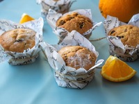 Συνταγή για muffins πορτοκαλιού 