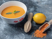 Συνταγή για σούπα με κόκκινες φακές