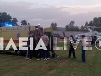 Φωτιές στην Ηλεία: Σοβαρά τραυματισμένος...