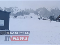 Αχαΐα: Χιόνια στα... ψηλά των Καλαβρύτων - ΦΩΤΟ