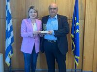 Συνάντηση Χριστίνας Αλεξοπούλου - Χρήστο...