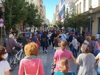 Πορεία από σωματεία στο κέντρο της Πάτρας- ΦΩΤΟ