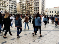 Πάτρα: Δύο πορείες στο κέντρο για το εκπ...