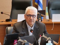 Ο Αντιπεριφερειάρχης Φωκίων Ζαΐμης επισκ...