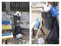 Η παραλία Προαστείου μετά την... «επέλασ...