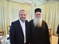 Ο Θεμιστοκλής-Ανδρέας Μπάκας στον εορτασ...