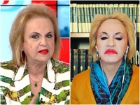 Ο Ζαχαράτος ως Ματίνα Παγώνη μας... κόβε...