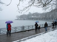 Xιονίζει  στα Γιάννενα και στα ορεινά της Άρτας