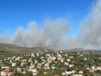 Φωτιά στην Πεντέλη - Βγήκε 112 για τους κατοίκους