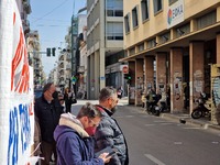 Πάτρα: Κινητοποίηση των οικοδόμων στο κέ...