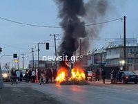 Επεισόδια στην είσοδο του οικισμού όπου ...