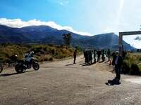 Αστυνομική περιφρούρηση στον καταυλισμό ...