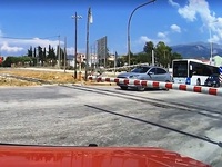 Πάτρα: Ο επικίνδυνος ελιγμός οδηγού σε κ...