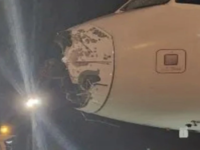 Διαλύθηκε το ρύγχος αεροσκάφους εν μέσω ...