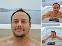 Ο Γκίκας Μαγιορκίνης ποζάρει από την Σαν...