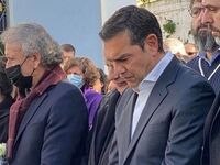 Τέμπη: Ο Αλέξης Τσίπρας στην κηδεία της ...