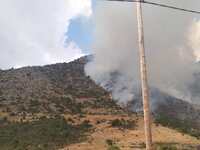 Σε ύφεση η φωτιά στο Λεχούρι Καλαβρύτων ...