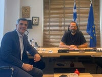Συνάντηση πολιτευτή ΝΔ Αχαΐας Ανδρέα Τσώ...