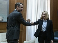 Μητσοτάκης: Επισκέφθηκε την Φώφη Γεννημα...