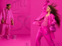 Ζεντάγια και Λιούις Χάμιλτον hot pink εί...