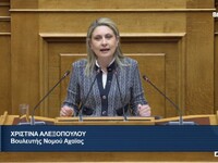 Χριστίνα Αλεξοπούλου στη Βουλή: «Με την ...