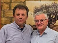 ΔΕΕΠ ΝΔ Αχαΐας: Ο Νίκος Τσάμης με τον Αν...