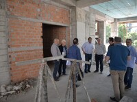 Ο Δήμαρχος Πατρέων στο υπό κατασκευή κτίριο για τα άτομα με αυτισμό