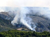 Μεγάλη φωτιά στον Βύρωνα- Ισχυροί άνεμοι...