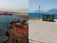 Ρίο: Το παγκάκι ξηλώθηκε και τη θέση του...